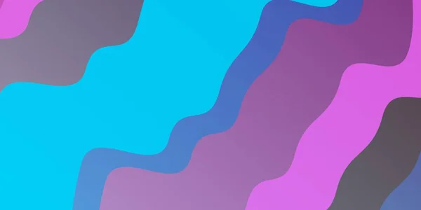 Rose Clair Fond Vectoriel Bleu Avec Des Lignes Courbées — Image vectorielle