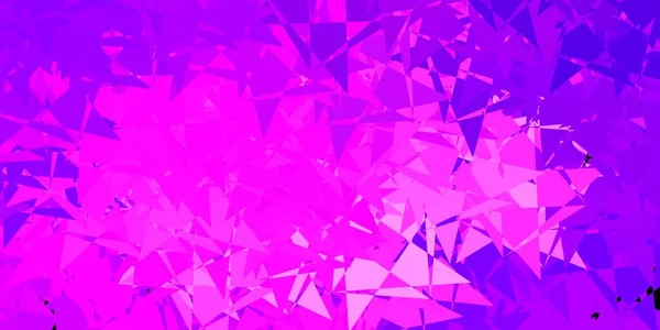 浅紫色矢量布局与三角形形式 具有现代风格三角形形式的智能抽象说明 晋升模式 — 图库矢量图片