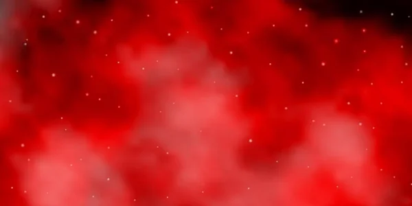 Dunkelroter Vektorhintergrund Mit Bunten Sternen — Stockvektor