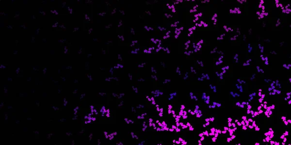Темно Рожевий Векторний Візерунок Абстрактними Формами Ілюстрація Різнокольоровими Формами Абстрактному — стоковий вектор