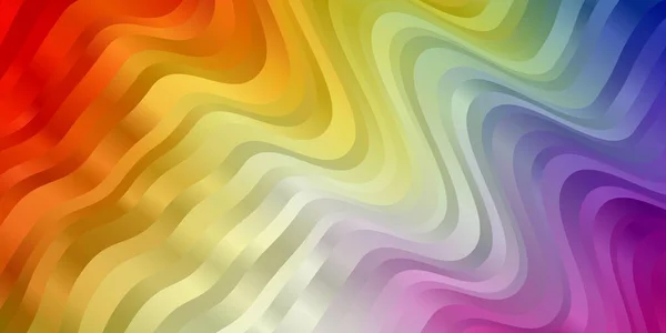 Licht Multicolor Vector Patroon Met Lijnen Illustratie Abstracte Stijl Met — Stockvector