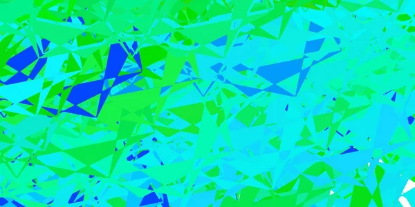 Dunkelblaues Vektorlayout Mit Dreiecksformen Prächtige Abstrakte Illustration Mit Dreieckigen Formen — Stockvektor
