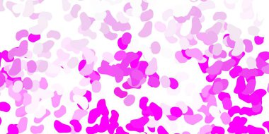 Soyut şekilli açık pembe vektör şablonu. Basit bir şekilde gradyan olan renkli soyut biçimler. İşiniz için akıllı tasarım.