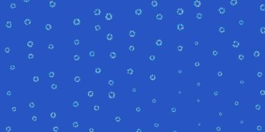 Küreli açık mavi vektör deseni. Basit gradyan arkaplandaki soyut renkli diskler. Posterler, afişler için tasarım.