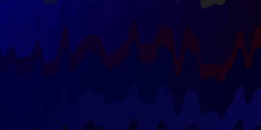 Koyu mavi, dairesel yay ile sarı vektör düzeni.