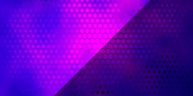 Açık Mavi, daireli kırmızı vektör şablonu.