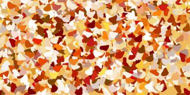 Açık yeşil, soyut şekilli sarı vektör deseni. Basit gradyan şekilli renkli bir çizim. Web siteniz için basit illüstrasyon.