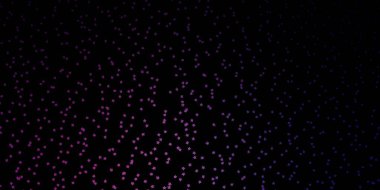 Parlak yıldızlı koyu pembe vektör düzeni. Soyut şablondaki yıldızlarla dekoratif illüstrasyon. Hediyeleri paketlemek için desen.