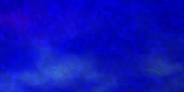 Koyu mavi vektör arkaplanı çizgiler, üçgenler. Üçgenli soyut gradyan çizimi. Posterler ve afişler için en iyi tasarım.