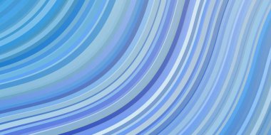 Bükülmüş çizgilerle hafif Mavili vektör arkaplanı.