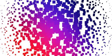 Açık Mavi, dikdörtgenli kırmızı vektör arkaplanı.