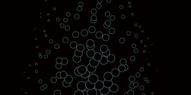 Koyu mavi, noktalı yeşil vektör arkaplanı.