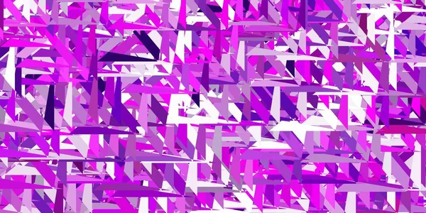 Texture Violet Clair Vecteur Rose Avec Des Triangles Aléatoires Illustration — Image vectorielle