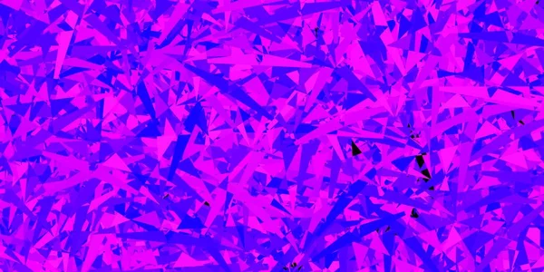 Светло Фиолетовый Розовый Вектор Искушают Треугольниками Иллюстрация Веб Материала Цветными — стоковый вектор