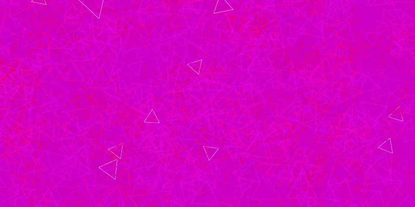 Темно Рожеве Жовте Векторне Компонування Формами Трикутника Видатна Абстрактна Ілюстрація — стоковий вектор