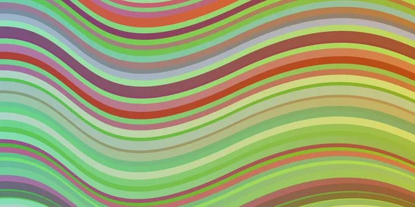 Modèle Vectoriel Multicolore Clair Avec Des Courbes Illustration Abstraite Colorée — Image vectorielle