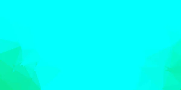 Светло Зеленый Векторный Полигональный Фон Декоративная Красочная Иллюстрация Абстрактными Треугольниками — стоковый вектор