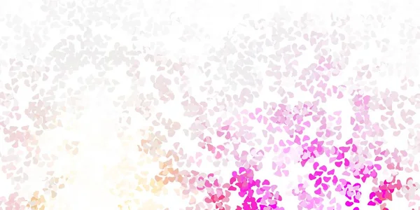 Světle Růžové Vektorové Pozadí Náhodnými Tvary Barevné Abstraktní Tvary Přechodem — Stockový vektor