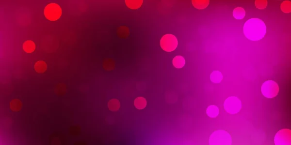 Темно Розовая Векторная Текстура Дисками Блестящие Абстрактные Иллюстрации Красочными Каплями — стоковый вектор