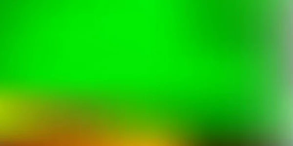 Verde Chiaro Vettore Rosso Sfondo Sfocato Illustrazione Astratta Colorata Con — Vettoriale Stock