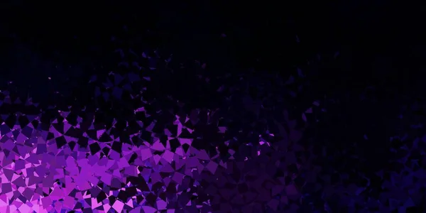 Fondo Vector Púrpura Oscuro Con Triángulos Ilustración Abstracta Inteligente Con — Vector de stock