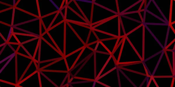 Dunkelblaues Rotes Vektorverlauf Polygon Layout Bunte Abstrakte Illustration Mit Gradientendreiecken — Stockvektor