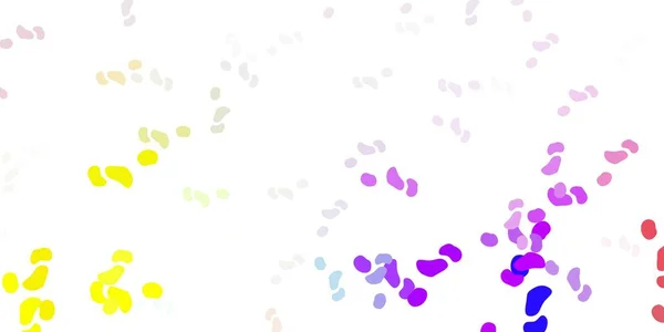 Легкая Многоцветная Векторная Текстура Мемфисными Формами Красочная Иллюстрация Простыми Градиентными — стоковый вектор