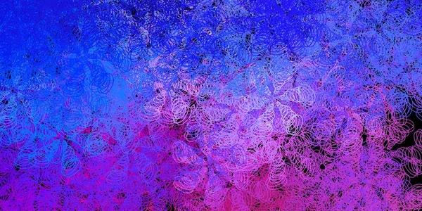 Texture Vectorielle Bleu Foncé Rouge Avec Disques Illustration Avec Ensemble — Image vectorielle