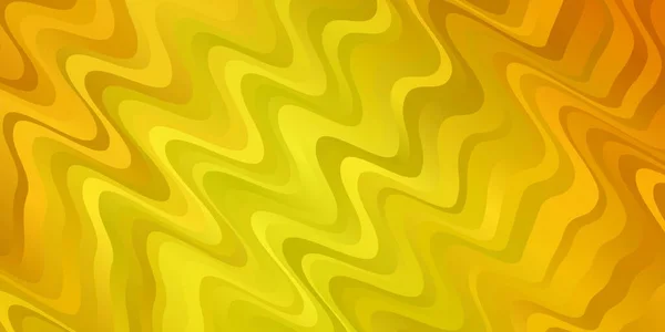 Texture Vectorielle Jaune Clair Avec Des Lignes Douces — Image vectorielle