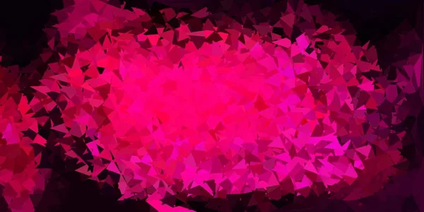 Σκούρο Ροζ Διάνυσμα Διάταξη Πολυγώνου Αφηρημένη Απεικόνιση Κομψά Τρίγωνα Βαθμίδωσης — Διανυσματικό Αρχείο