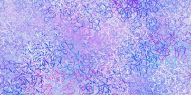 Kavisli açık yeşil vektör şablonu. Renkli çizgilerle dairesel çizimler. İş tanıtımınız için tasarım.