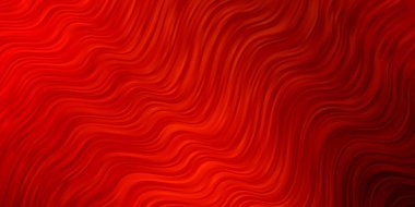 Çizgileri olan koyu turuncu vektör deseni. Rengarenk çizgileri ve şekilleri olan parlak bir örnek. Web siteleri, iniş sayfaları için desen.