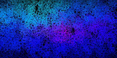 Koyu mavi, soyut şekilli kırmızı vektör deseni. Gradyan rastgele formlarla modern soyut illüstrasyon. Web siteniz için basit illüstrasyon.