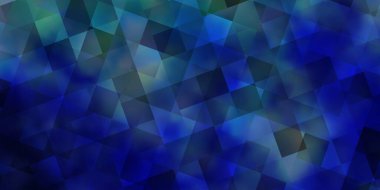 Küplü poli stili hafif Mavili vektör dokusu. Kareler ve çizgilerle soyut çizimler. Terfileriniz için tasarım.