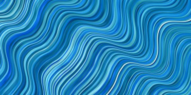 Kıvrımlı hafif Mavili vektör şablonu.