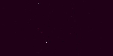 Küçük ve büyük yıldızlı koyu mor vektör arkaplanı.