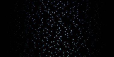 Koyu mavi, güzel yıldızlı yeşil vektör dokusu.