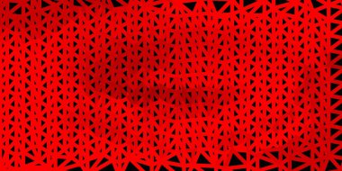 Açık kırmızı vektör mozaik desen. Değişken üçgenli renkli soyut çizimler. Web tasarımcıları için arkaplan.