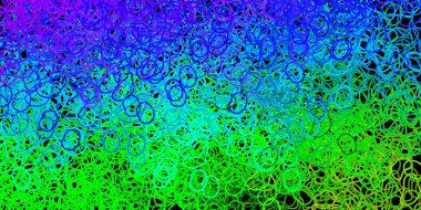 Rastgele şekilli koyu renkli vektör arkaplanı. Basit gradyan şekilli renkli bir çizim. Web siteniz için basit illüstrasyon.