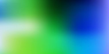 Açık mavi, yeşil vektör gradyan şablonu. Görüntü stili ve gradyan ile soyut renkli resimleme. Web siteleri için akıllı desen.