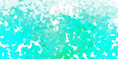 Rastgele şekilli açık yeşil vektör arkaplanı. Soyut tarzda, gradyan formlarda basit tasarım. Duvar kağıdı seti için zarif tasarım.