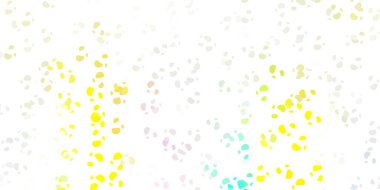 Rastgele formlarla ışık çok renkli vektör arkaplanı. Gradyan rastgele formlarla modern soyut illüstrasyon. Duvar kağıdı seti için zarif tasarım.