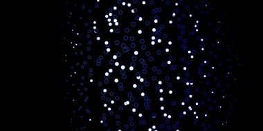 Kabarcıklı koyu mavi vektör arkaplanı.