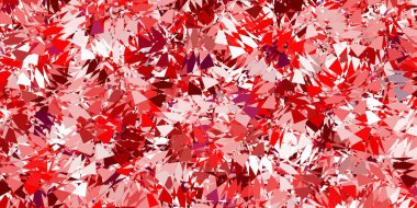 Rastgele üçgenli açık turuncu vektör dokusu. Modern tarzda üçgen şekilli akıllı soyut çizimler. Duvar kağıtları için desen.