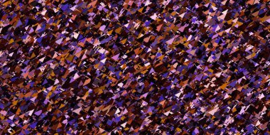 Koyu pembe, üçgen şekilli sarı vektör şablonu. Soyut renkli üçgen şekilli illüstrasyon. İniş sayfaları.