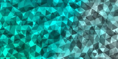 Light Green vector background with triangles. Illustration with set of colorful triangles. Best design for posters, banners.