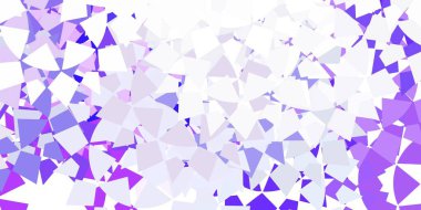 Açık mavi, üçgen biçiminde kırmızı vektör dokusu. Soyut arkaplanda renkli eğimli üçgenler. Terfileriniz için tasarım.