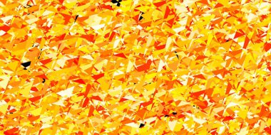 Üçgenli Light Orange vektör arkaplanı. Renkli üçgenli modern soyut illüstrasyon. Bir cep telefonu için arka plan.