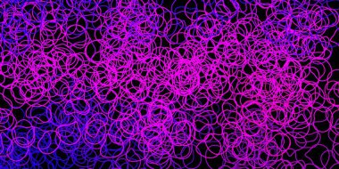 Memphis şekilli koyu mor, pembe vektör dokusu. Basit bir şekilde gradyan olan renkli soyut biçimler. Cep telefonları için arka plan.