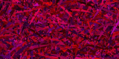 Açık pembe, rastgele üçgenli kırmızı vektör dokusu. Üçgen şekilli, şekilli muhteşem soyut çizimler. İniş sayfaları.